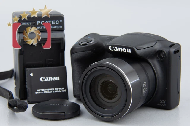 ¡Casi como nuevo!! Cámara digital Canon PowerShot SX420 IS negra 20,0 MP