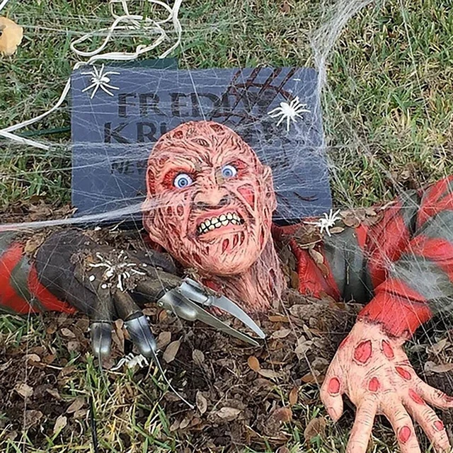 Horror Resin Figure Freddy Krueger Halloween Party Holiday Resin Decoration Toys