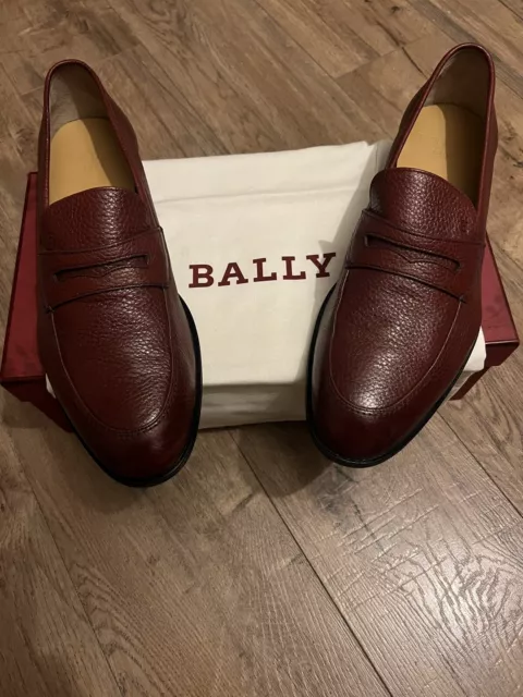 MEN’S BURGUNDY BALLY Shoes Size US 8.5 $200.00 - PicClick