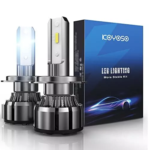 KOYOSO Lampes LED H7 pour Voiture Lenticulaire 16000LM 90W LED