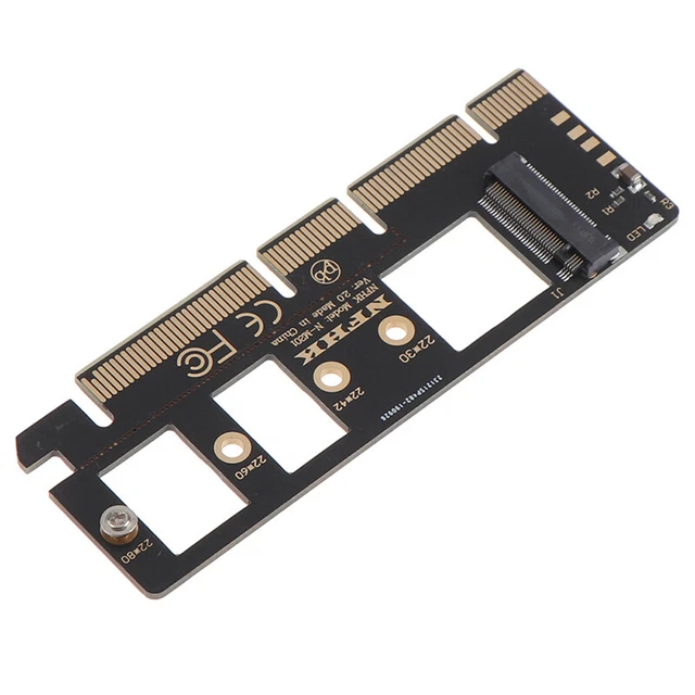 M.2 PCIe NVMe SSD Adapter Card – M Key To PCI Express 4.0 X4/x8/x16 (Model MX16-1UHS)