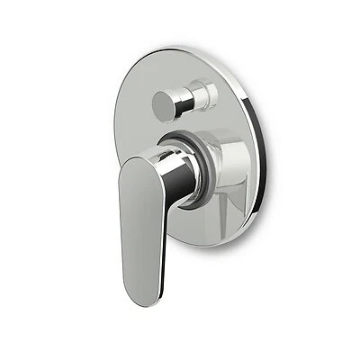 Monocomando Incasso Doccia Con Deviatore Serie Sun - Cromo