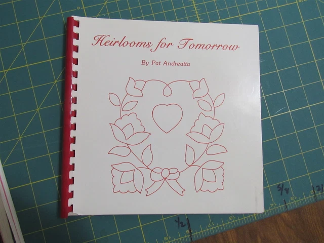 Herirlooms for Tomorrow de Pat Andreatta, aplique de reliquia diseños de edredón