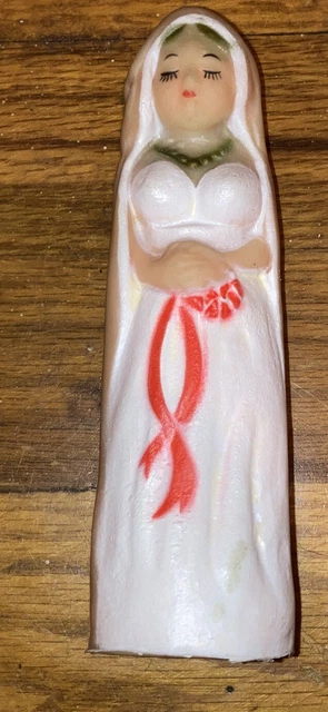 Vintage Adult Novelty Naughty 6” Rubber Figure Bride Hong Kong 1960/70s