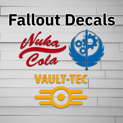 Fallout Nuka Cola Vault-Tec Vinyl Decal (Sticker, Car laptop window tumbler wate