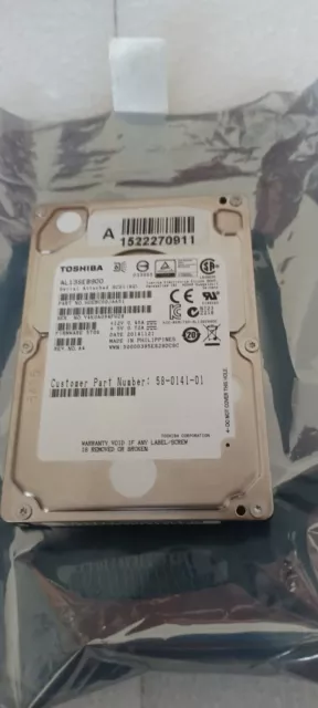 Toshiba (AL13SEB900) 900GB SAS-2 (2.5") 6Gb/s 10K HDD