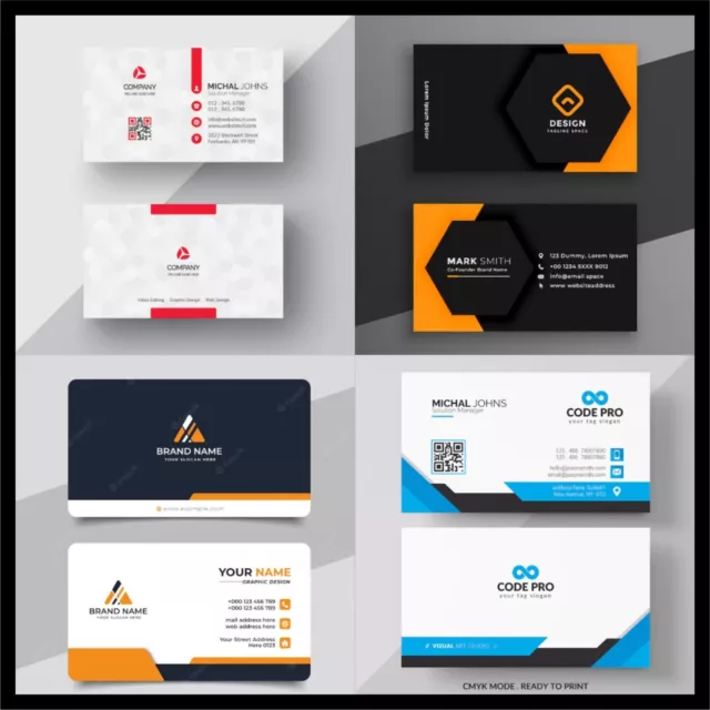 Professional  Business Cards Design Service