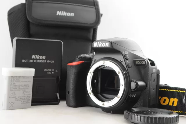 [Near Mint] Nikon D5500 24.2MP Digital SLR Camera Black Shutter Count: 1506