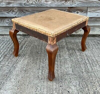 Antique 19Th Century French Walnut Deconstructed Foot Stool, C1900 5