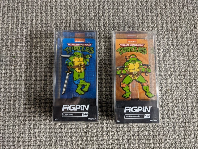 Teenage Mutant Ninja Turtles Figpin Leonardo Michelangelo 566 567 Lot Of 2 2399 Picclick