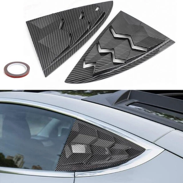 US Car Rear Side Window Louvers Hood Vent Scoop Air Flow Intake Bonnet Cover Kit US Car Rear Side Window Louvers Hood Vent Scoop Air Flow Intake Bonnet Cover Kit