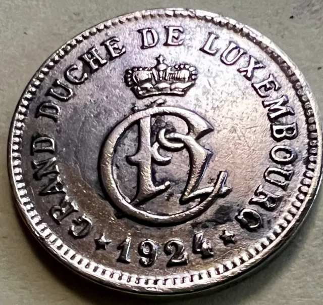 Luxemburg 10 Centimes 1924