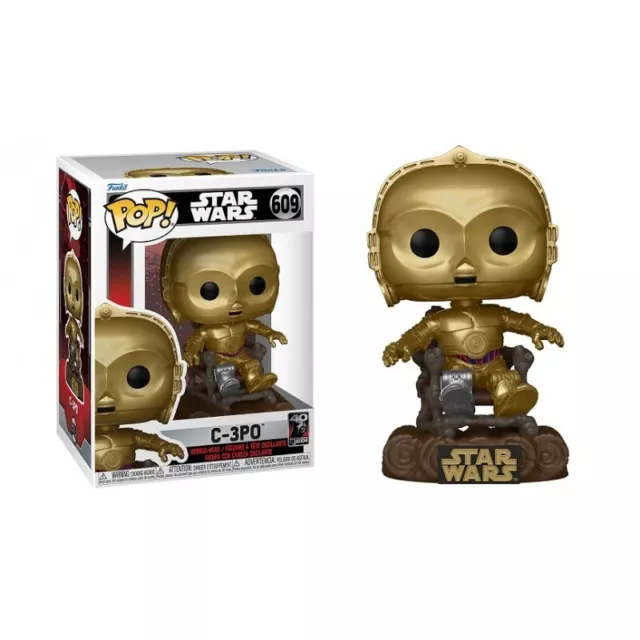 Funko Pop! Vinyl Star Wars Rotj 40th - C3PO In Chair