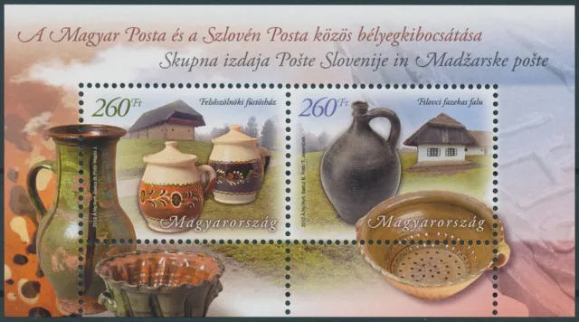 Hungary Stamps 2012 MNH Cultural Heritage Filovci Pottery Village Tourism 2v M/S