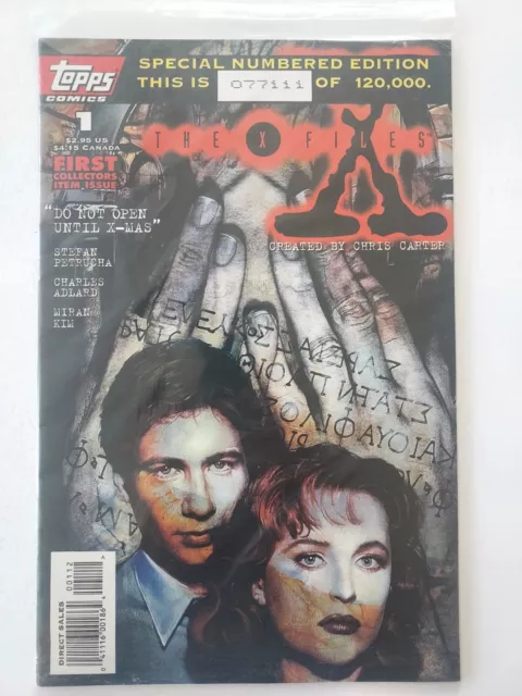 X-Files #1-3 Special # Edition New Sealed Polybag W/Poster* Topps #077111/120000