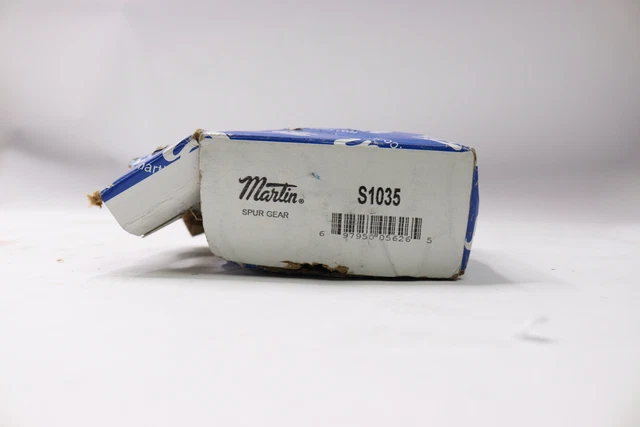 Martin External Tooth Spur Gear 10 DP 14.5Â° PA 35 Teeth 1" Face S1035