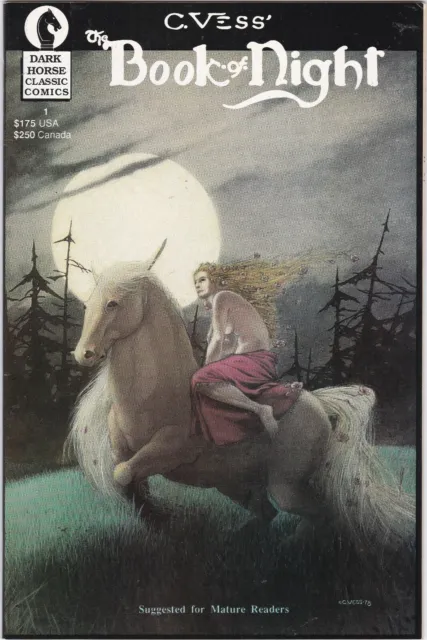 Charles Vess' The Book of Night #1  Dark Horse Comics  VF-