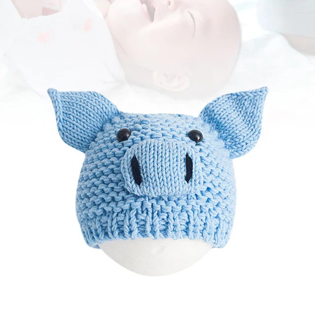 Oggetti di scena per foto neonato cappelli a maglia ragazzi vestiti