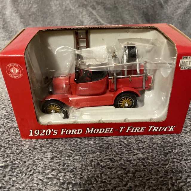 SNAPON TOOLS 1920'S Ford Model T Red Fire Truck Engine Die Cast Car 1