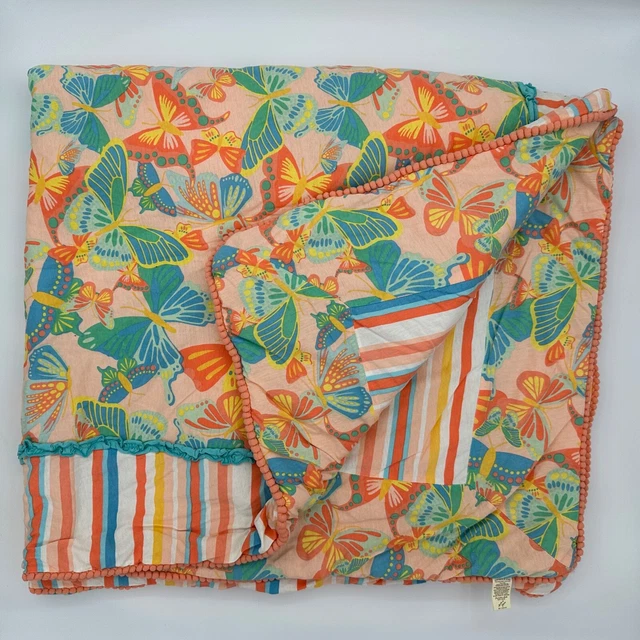 MATILDA JANE BLANKET Quilt Strawberries Jersey Throw 50 x 60 Happy Free NWT 88.00 PicClick