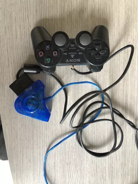 Playstation 2 Originale Joystick Joypad PS2 con adattatore ps3