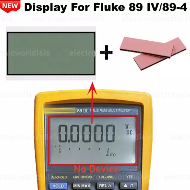 For Fluke 89IV/89-4 TRMS multimetro portatile digitale display LCD parte schermo NUOVO