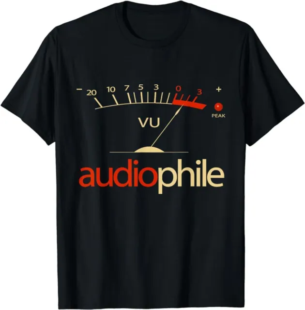 NEW LIMITED VU Meter Hi-Fi Vintage Stereo Audiophile T-shirt Size S-5XL ...