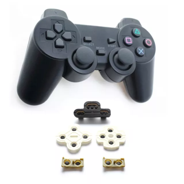 Replacement  Conductive rubber pad button contacts gasket kit for PS3 control'mj