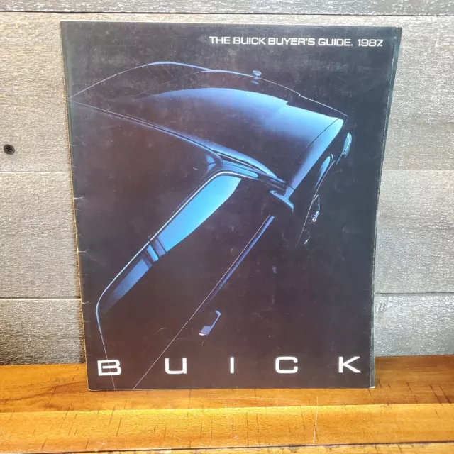 Original 1987 Buick Full Line Deluxe Sales Brochure Catalog Grand National Regal