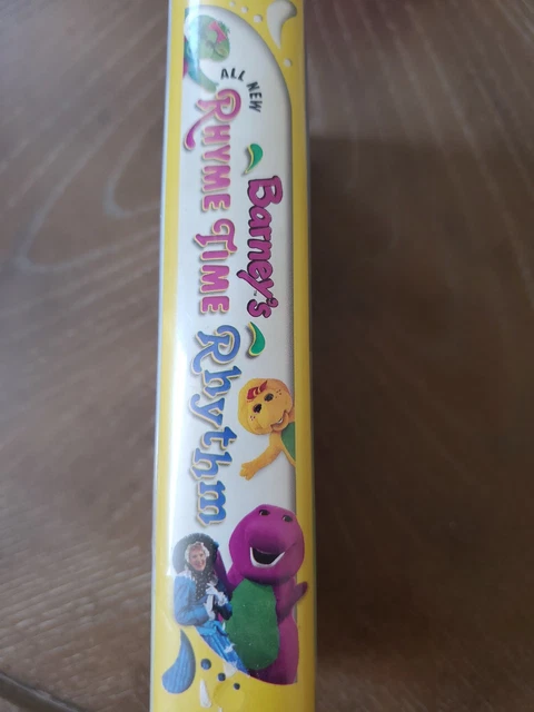 Barney Rhyme Time Rhythm Vhs Video Tape Mother Goose Rare Sing Along Barney Rhyme Time Rhythm Vhs Video Tape Mother Goose Rare Sing Along