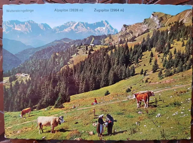 Postkarte 307 nicht gelaufen, Brauneck, Zugspitzgruppe, Ansichtskarte, Sammlung