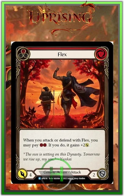 Flex Red - FAB:Uprising - UPR191 - Carte Officielle Anglaise