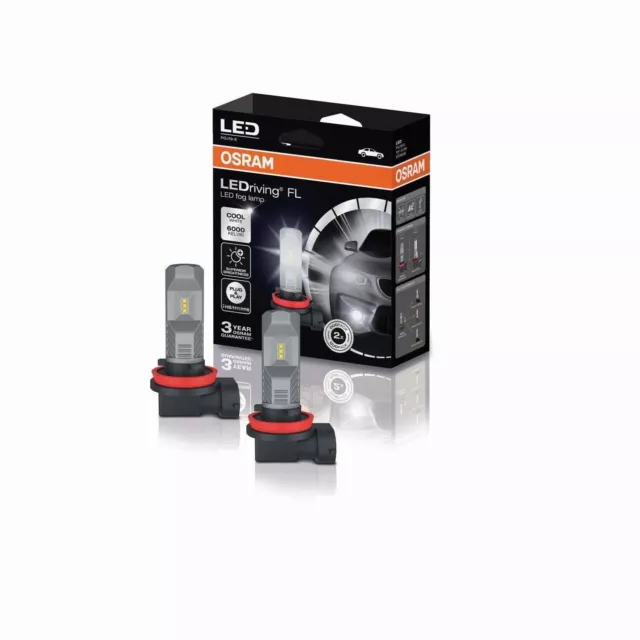 2x OSRAM h8 h11 h16 kompatibel LEDriving  Nebelscheinwerfer Birnen 67219cw 6000k