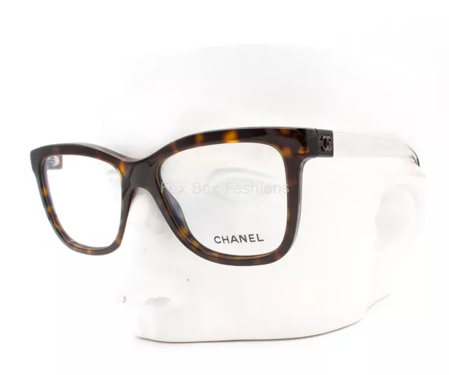 CHANEL 3321Q 775 Eyeglasses Glasses Olive Green & Gunmetal 53-17
