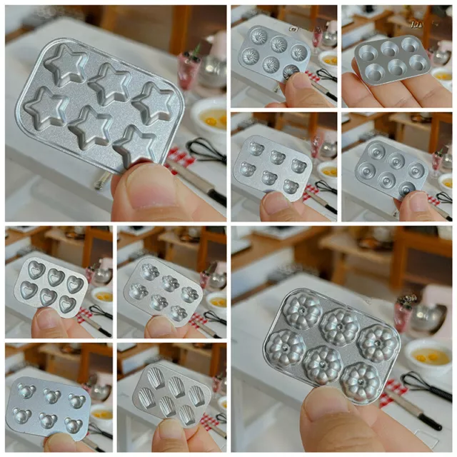 Dolls House Miniatures 1:12 Scale Mini Dessert Cake Mold Model Tools Accessories