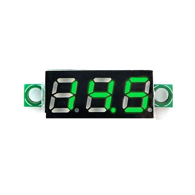 Misuratore di tensione CC 4-100 V Display digitale a LED programmabile