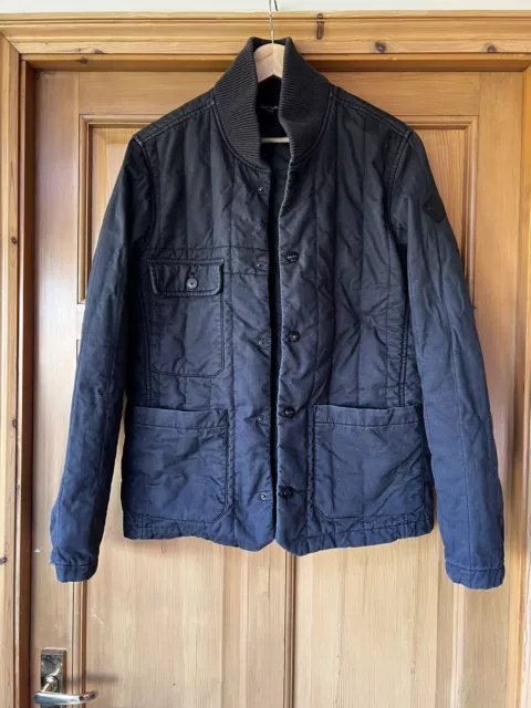 PAUL SMITH JEANS jacket, black, Small, cotton, lined, pockets