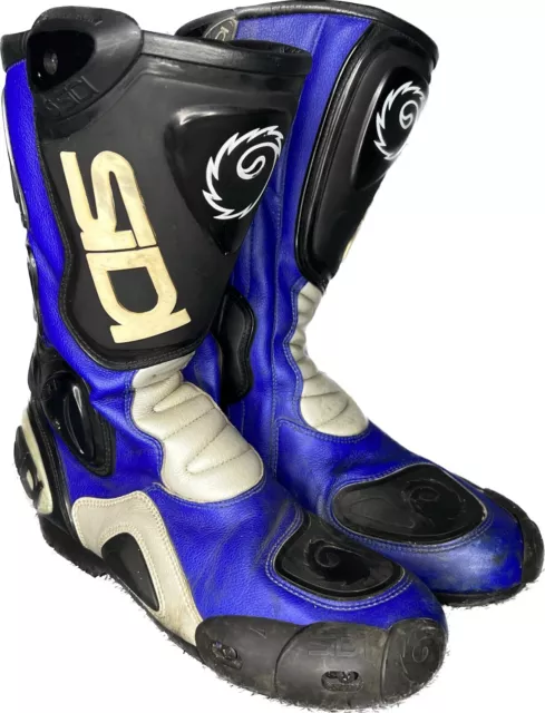 Blue sidi boots hotsell