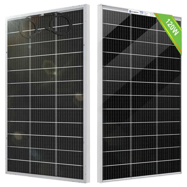 120W Bifaziale Solarpanel Glas Glas Solarmodul Monokristallin 12V Solarpanel Kit