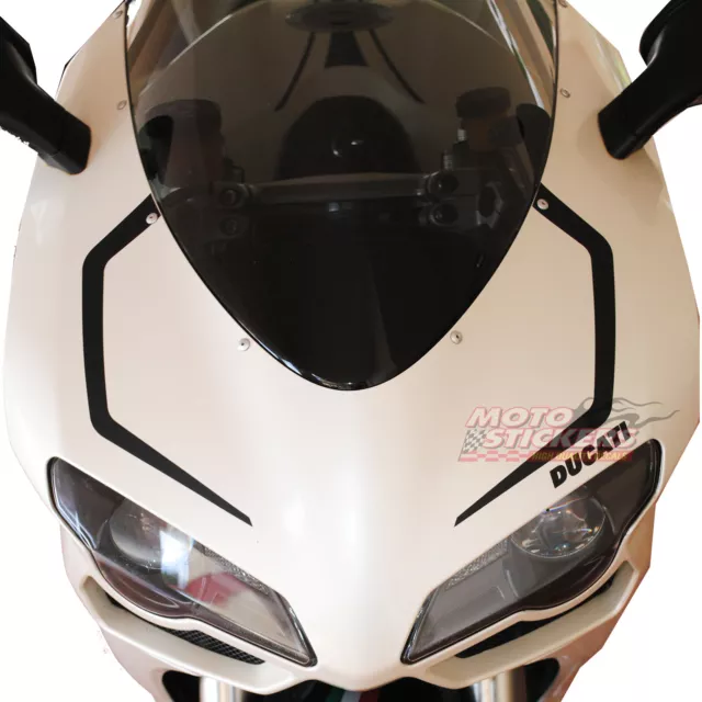 Ducati 1098 - Tables Adhésif Avant SBK A 1 Couleur - Racing Decal