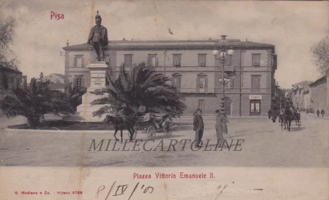 PISA: Piazza Vittorio Emanuele II  1903