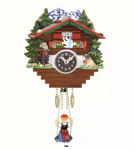 Black Forest Clock Swiss House  TU 559 SQ NEW