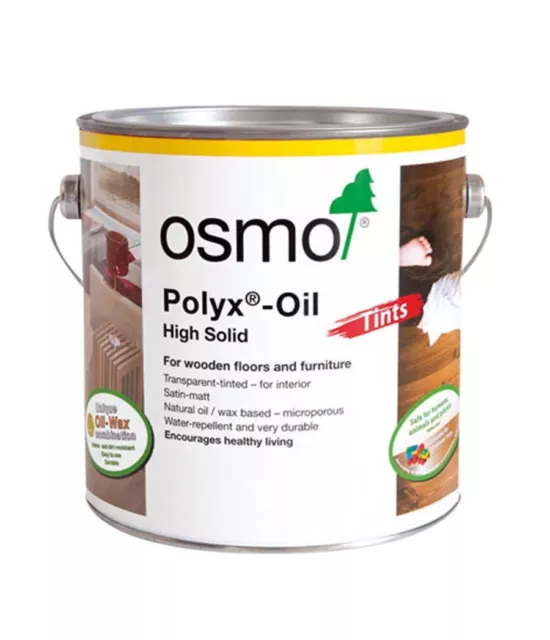 Osmo  Polyx Hardwax Oil Colour Tints- 0.75 ltr Tin - 3072 - Amber