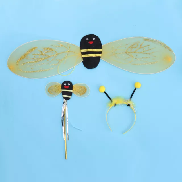 3 Pcs Costume Painted Children's Kids Bee Headband