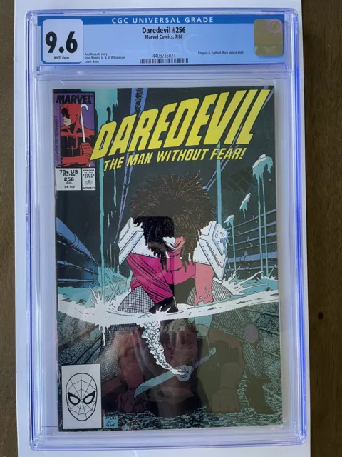Daredevil #256 (July) CGC 9.6 ~ White Pages. 3rd Typhoid Mary. Just Graded.