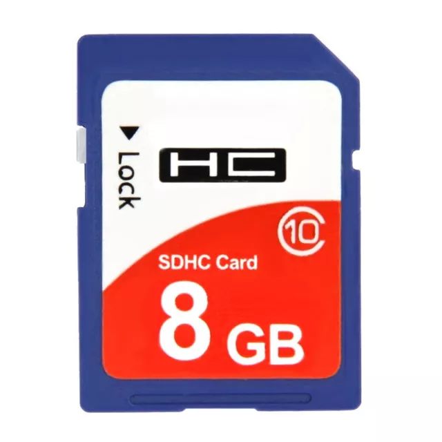 Carte SD SDHC Class 10 8 Gb. 1 Gigabyte Secure Digital De Italie Capacité Royal