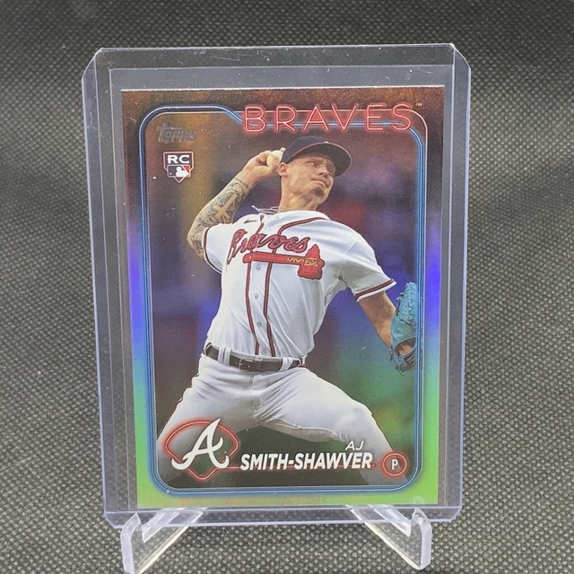 AJ Smith Shawver Baseball RC Rookie Card #117 Atlanta Braves 2024 Topps