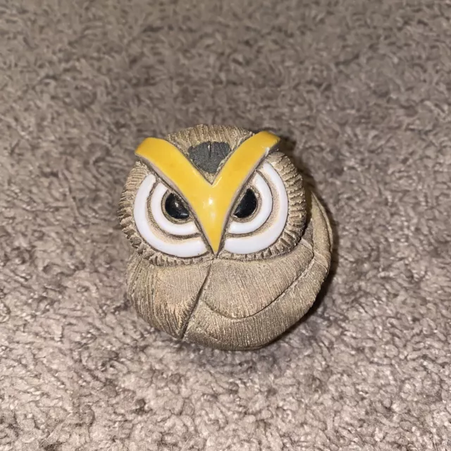 Vintage Signed Artesania Rinconada Angry Owl Bird Figurine Uruguay Art SEE! Vintage Signed Artesania Rinconada Angry Owl Bird Figurine Uruguay Art SEE!
