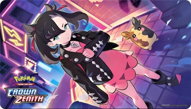 Pokemon - MARNIE & MORPEKO - Crown Zenith - Playmat - New - 2023