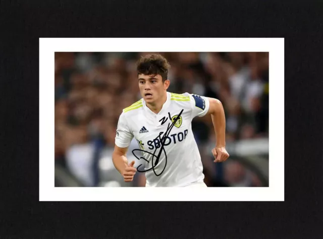 8X6 Mount DAN JAMES Signed Autograph PHOTO Print Ready To Frame LEEDS UNITED